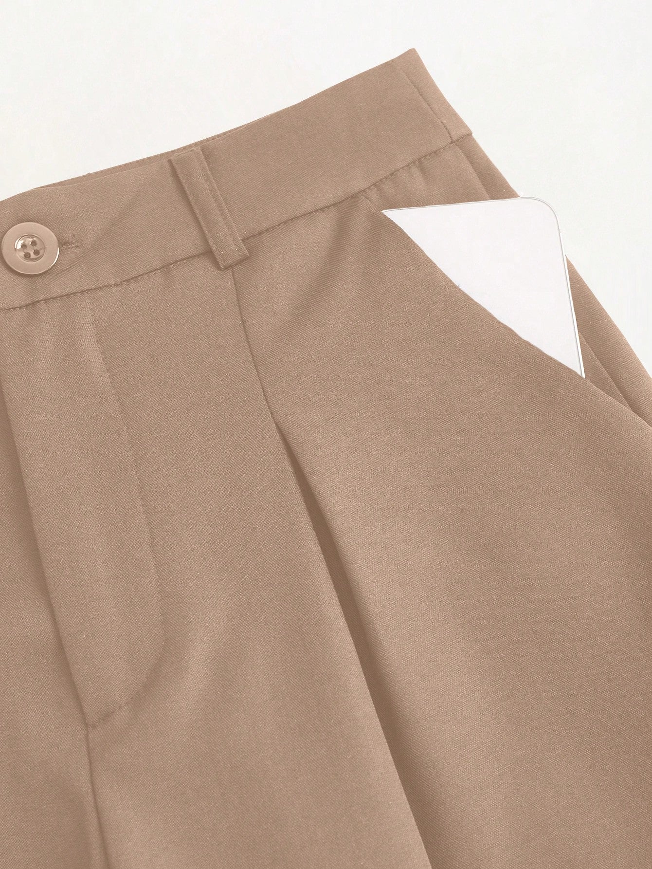 Sweetra Ensemble 2 pièces pour femmes, composé d'un gilet croisé et d'un pantalon large plissé