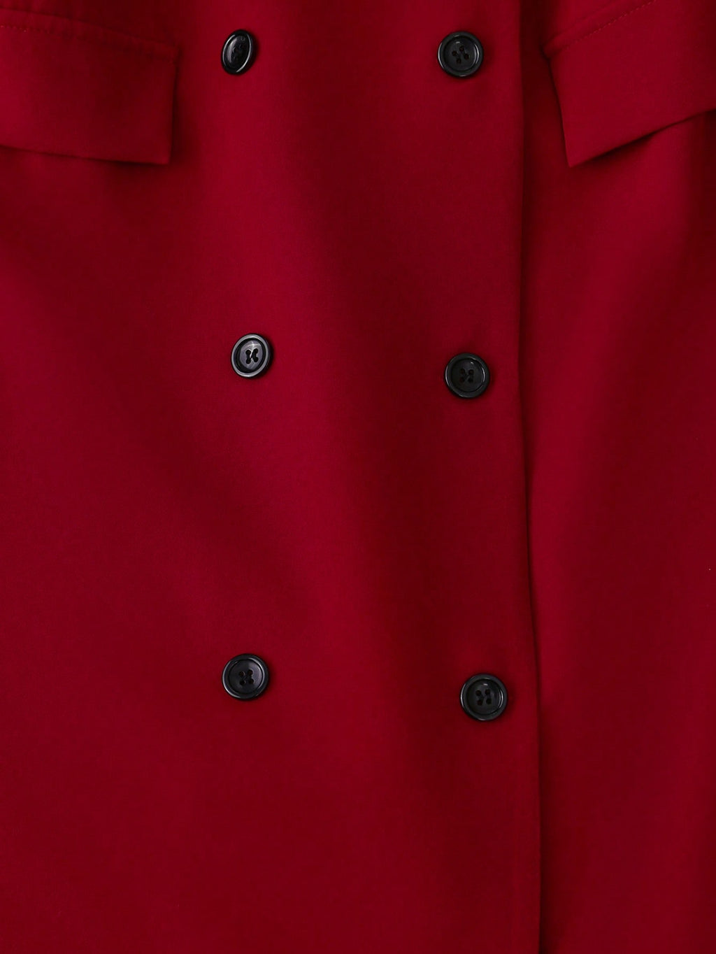 SHEIN Clasi Blazer sans manches à double boutonnage de couleur unie décontracté