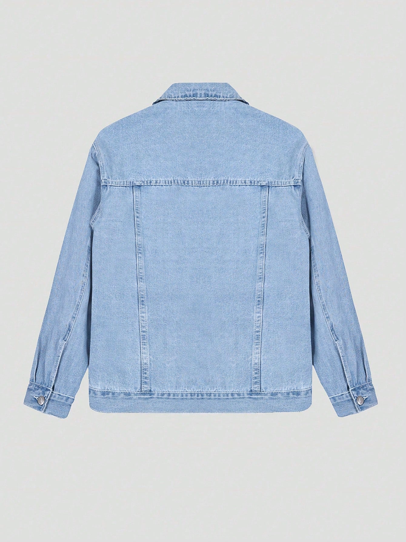 Veste en jean décontractée et pour hommes, style streetwear polyvalent et sportif pour étudiant
