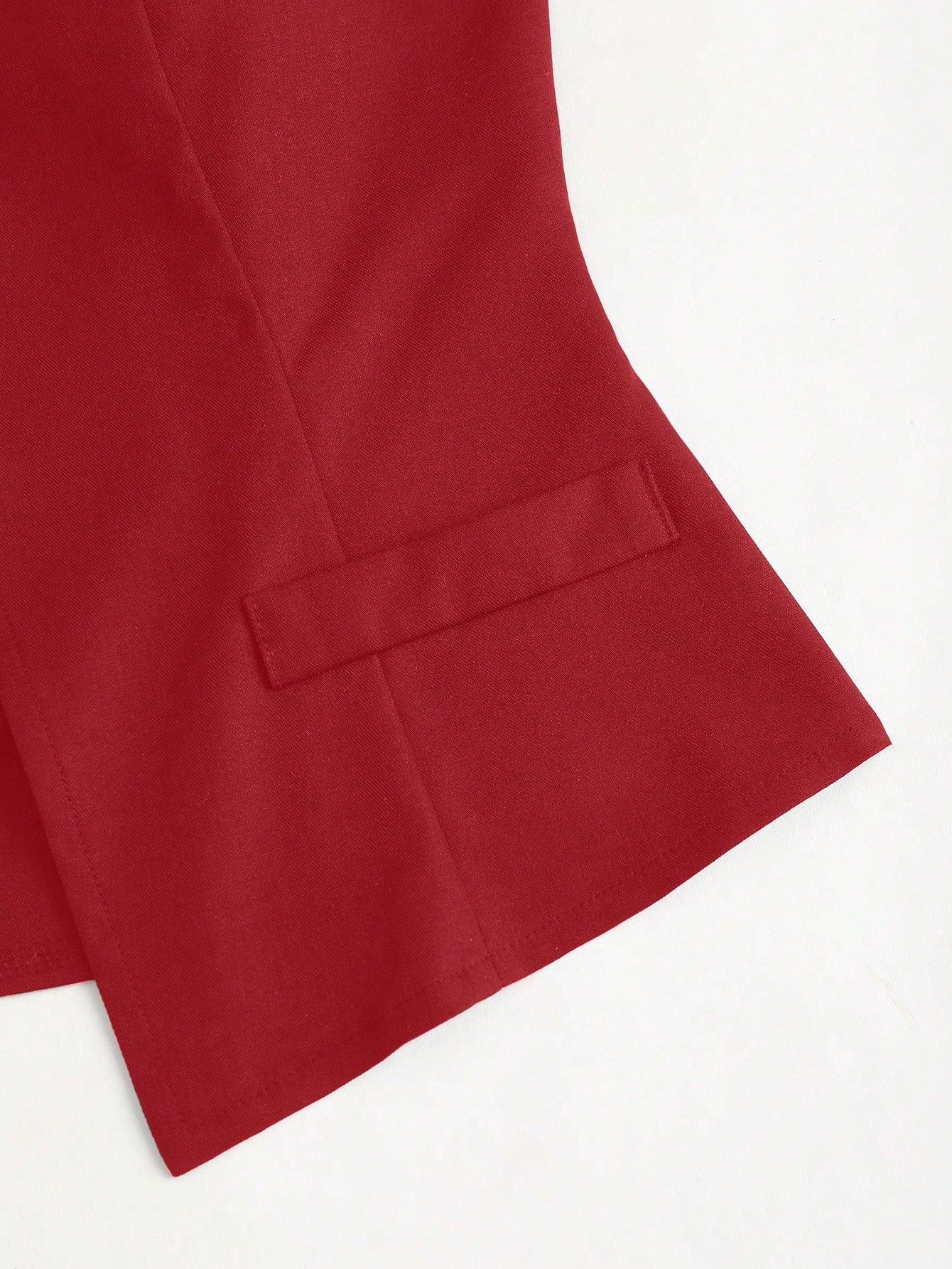 Sweetra Ensemble 2 pièces pour femmes, composé d'un gilet croisé et d'un pantalon large plissé