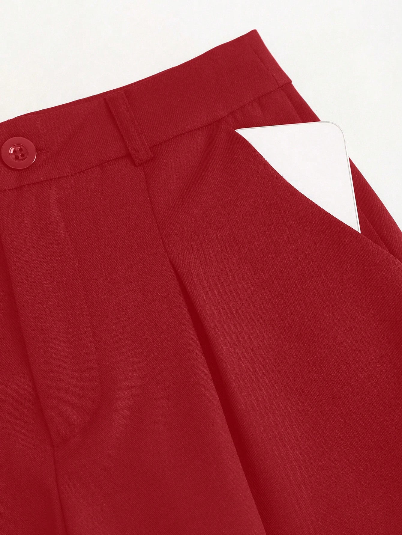 Sweetra Ensemble 2 pièces pour femmes, composé d'un gilet croisé et d'un pantalon large plissé