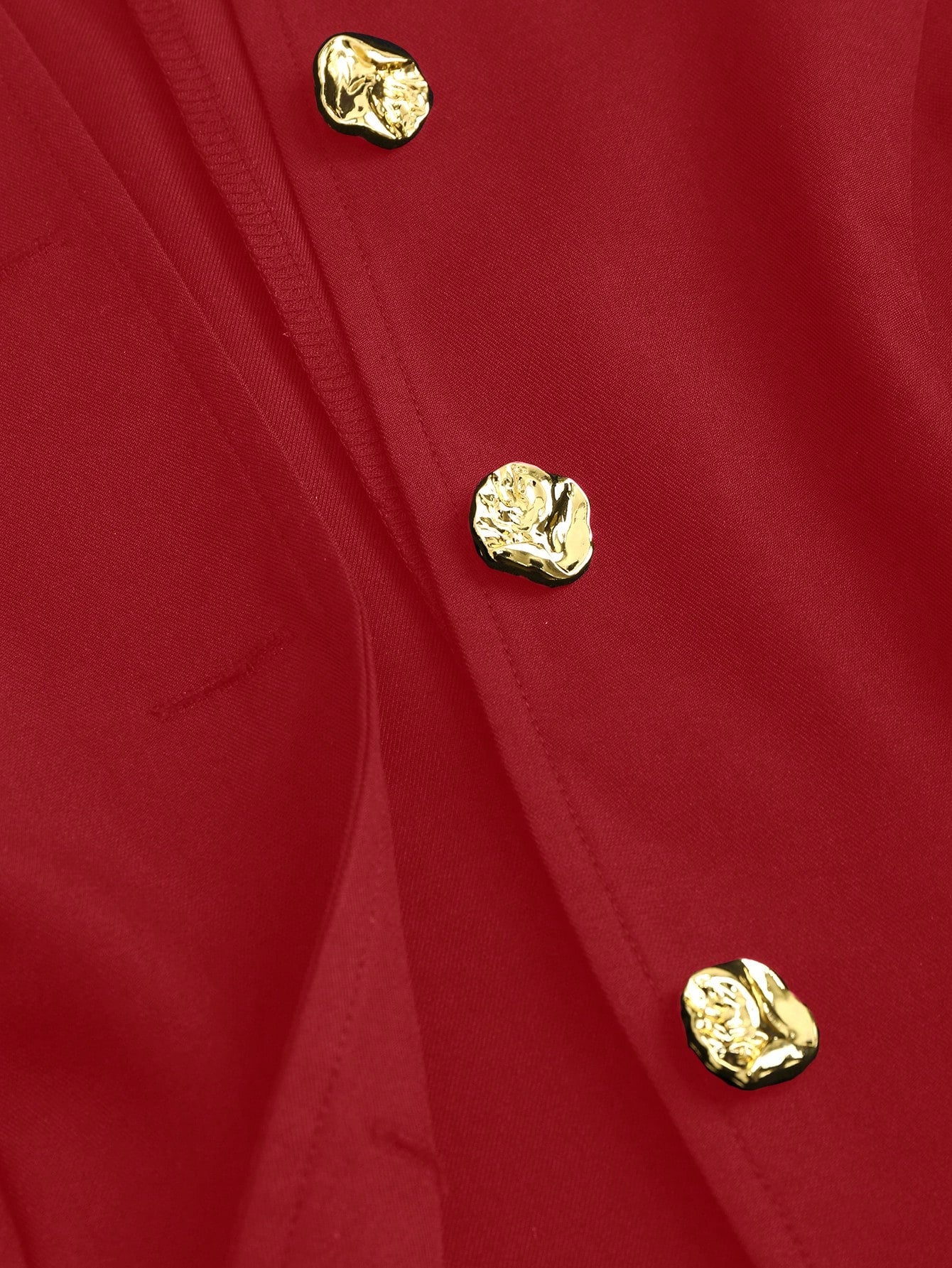 Sweetra Ensemble 2 pièces pour femmes, composé d'un gilet croisé et d'un pantalon large plissé