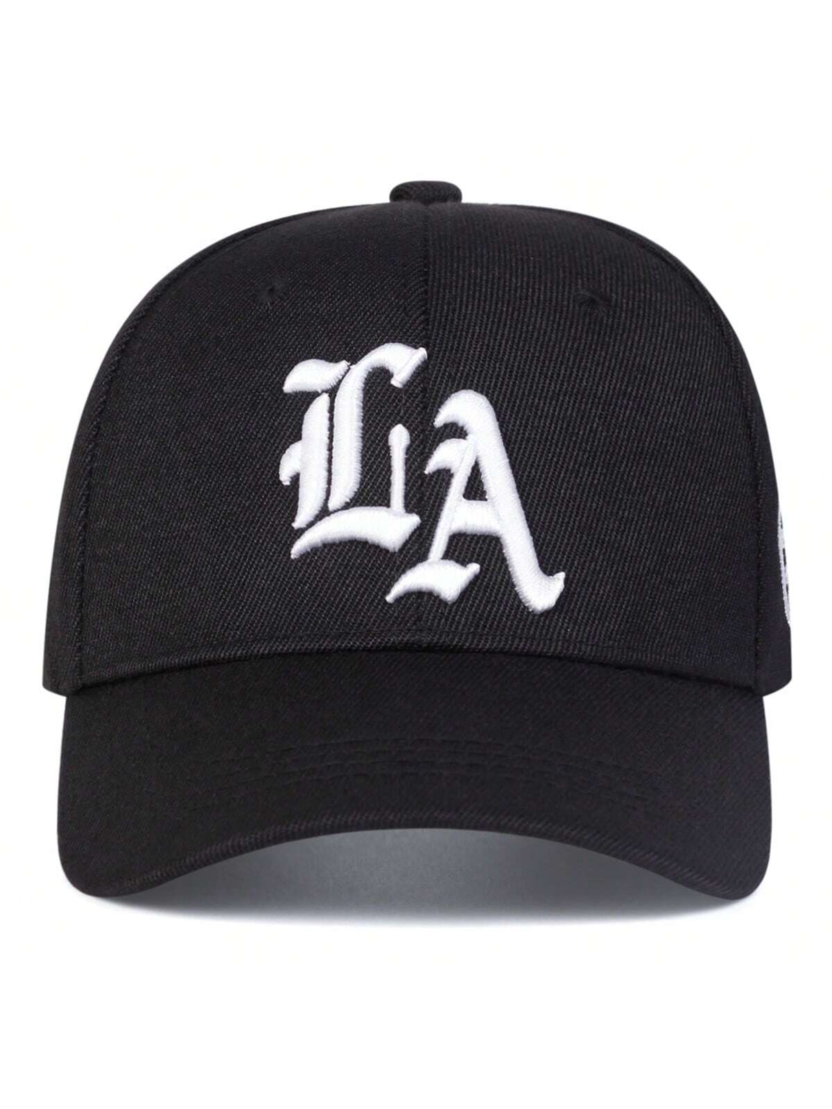Casquette de baseball brodée style gothique LA pour homme, style streetwear, décontractée, idéale pour le printemps, l'automne, les voyages, la plage et les vacances.