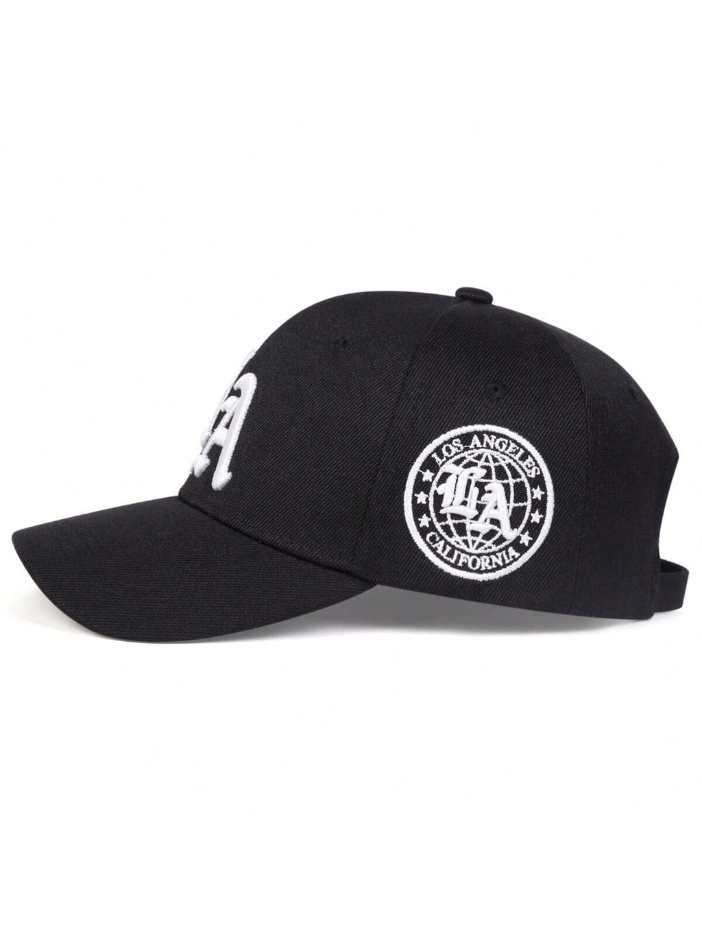 Casquette de baseball brodée style gothique LA pour homme, style streetwear, décontractée, idéale pour le printemps, l'automne, les voyages, la plage et les vacances.