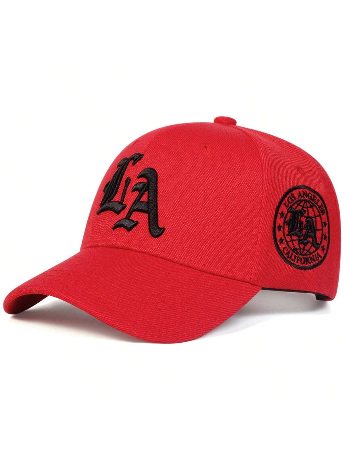 Casquette de baseball brodée style gothique LA pour homme, style streetwear, décontractée, idéale pour le printemps, l'automne, les voyages, la plage et les vacances.