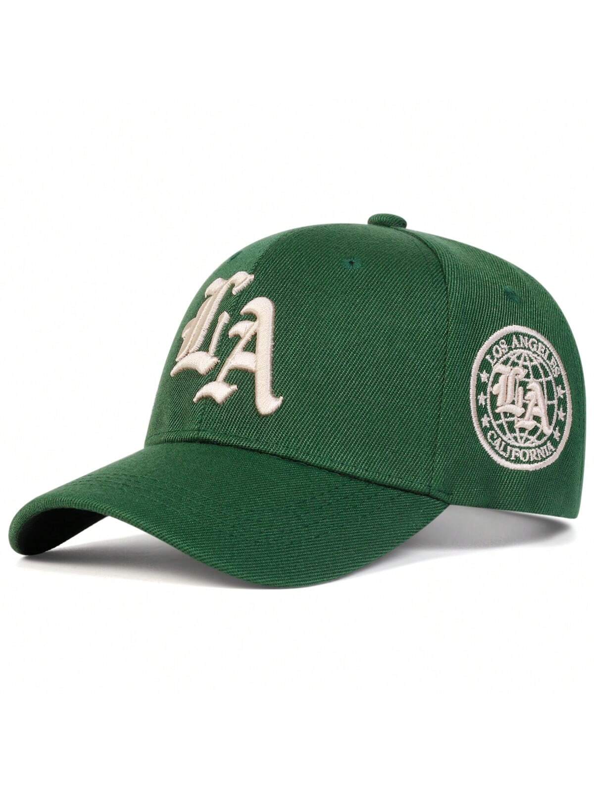 Casquette de baseball brodée style gothique LA pour homme, style streetwear, décontractée, idéale pour le printemps, l'automne, les voyages, la plage et les vacances.
