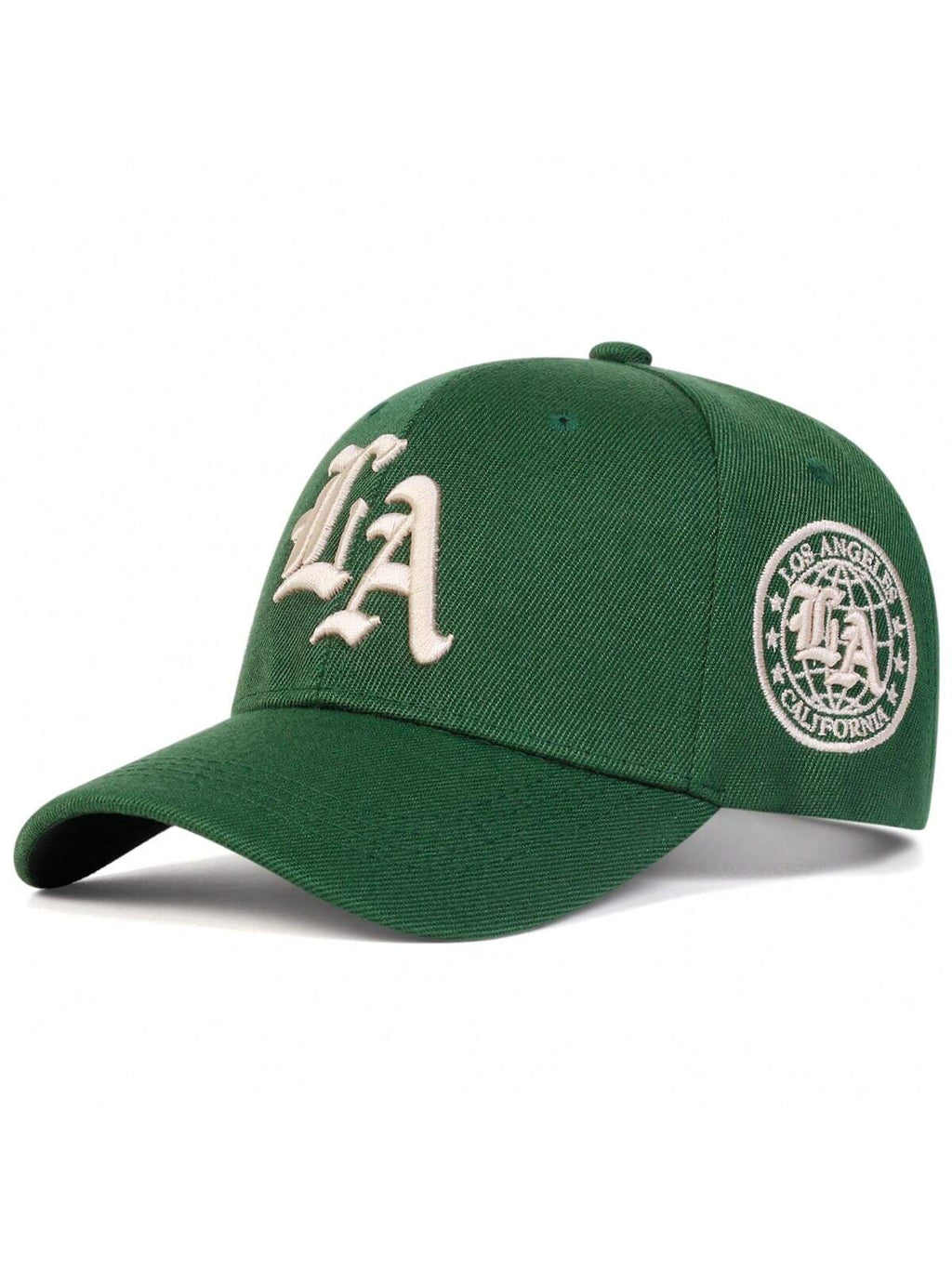 Casquette de baseball brodée style gothique LA pour homme, style streetwear, décontractée, idéale pour le printemps, l'automne, les voyages, la plage et les vacances.