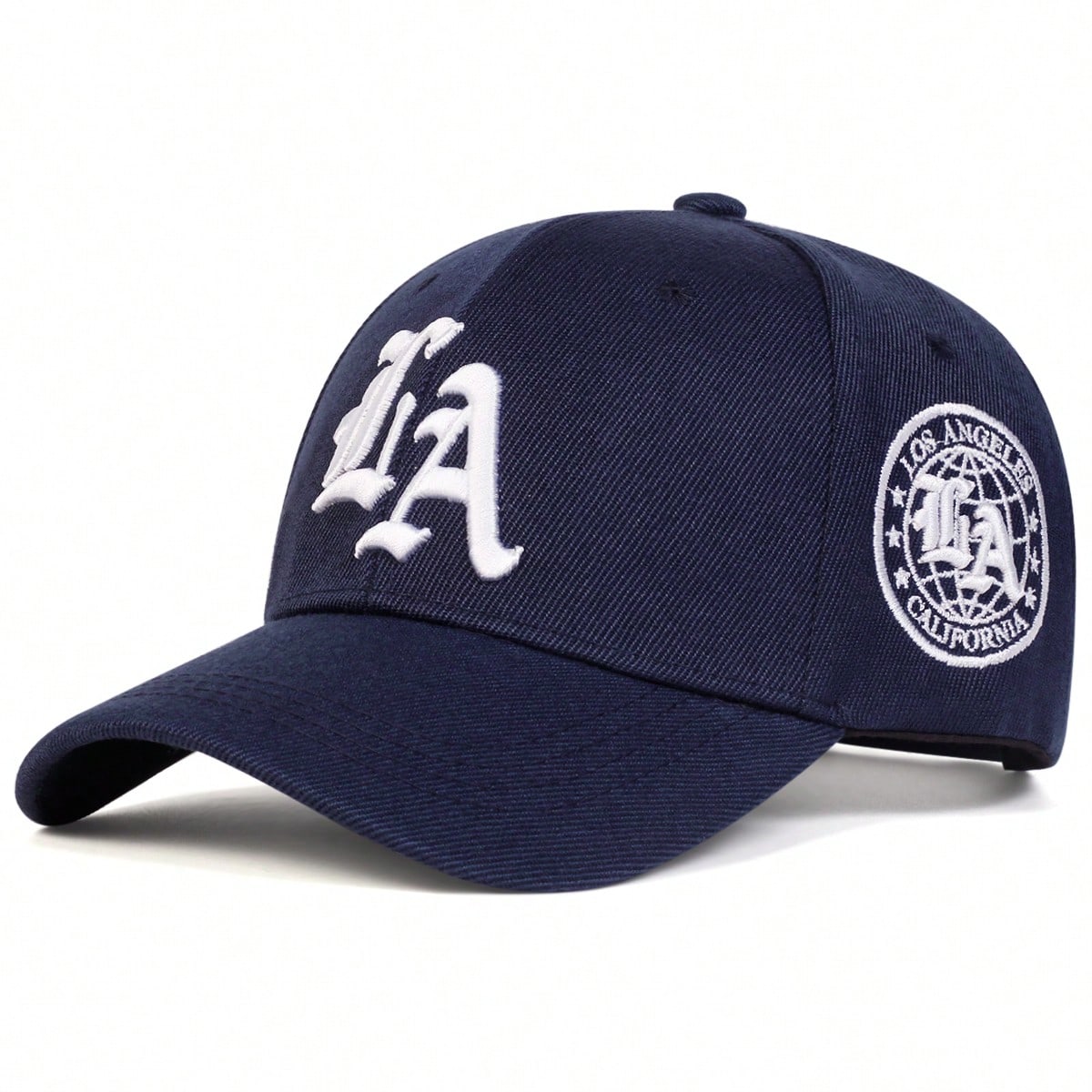 Casquette de baseball brodée style gothique LA pour homme, style streetwear, décontractée, idéale pour le printemps, l'automne, les voyages, la plage et les vacances.