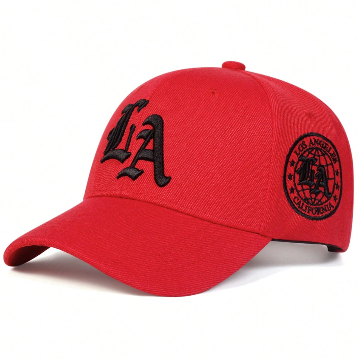 Casquette de baseball brodée style gothique LA pour homme, style streetwear, décontractée, idéale pour le printemps, l'automne, les voyages, la plage et les vacances.