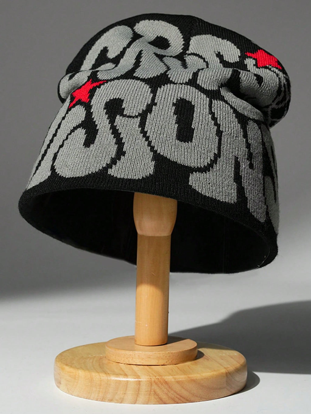 Bonnet tricoté chaud, style Y2K, casquette unisexe à design de lettre acrylique pour hommes et femmes, streetwear décontracté pour l'automne/l'hiver