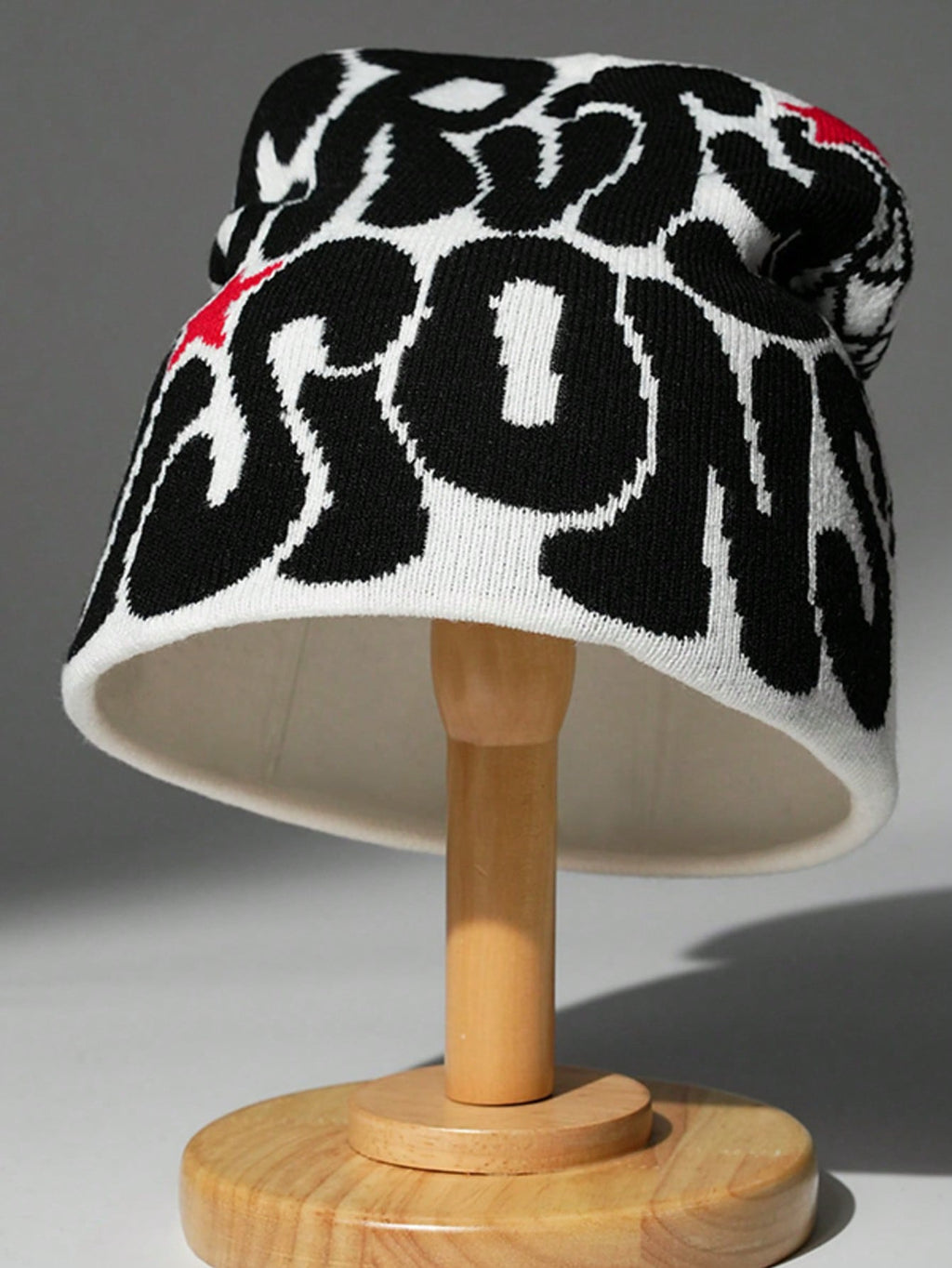 Bonnet tricoté chaud, style Y2K, casquette unisexe à design de lettre acrylique pour hommes et femmes, streetwear décontracté pour l'automne/l'hiver
