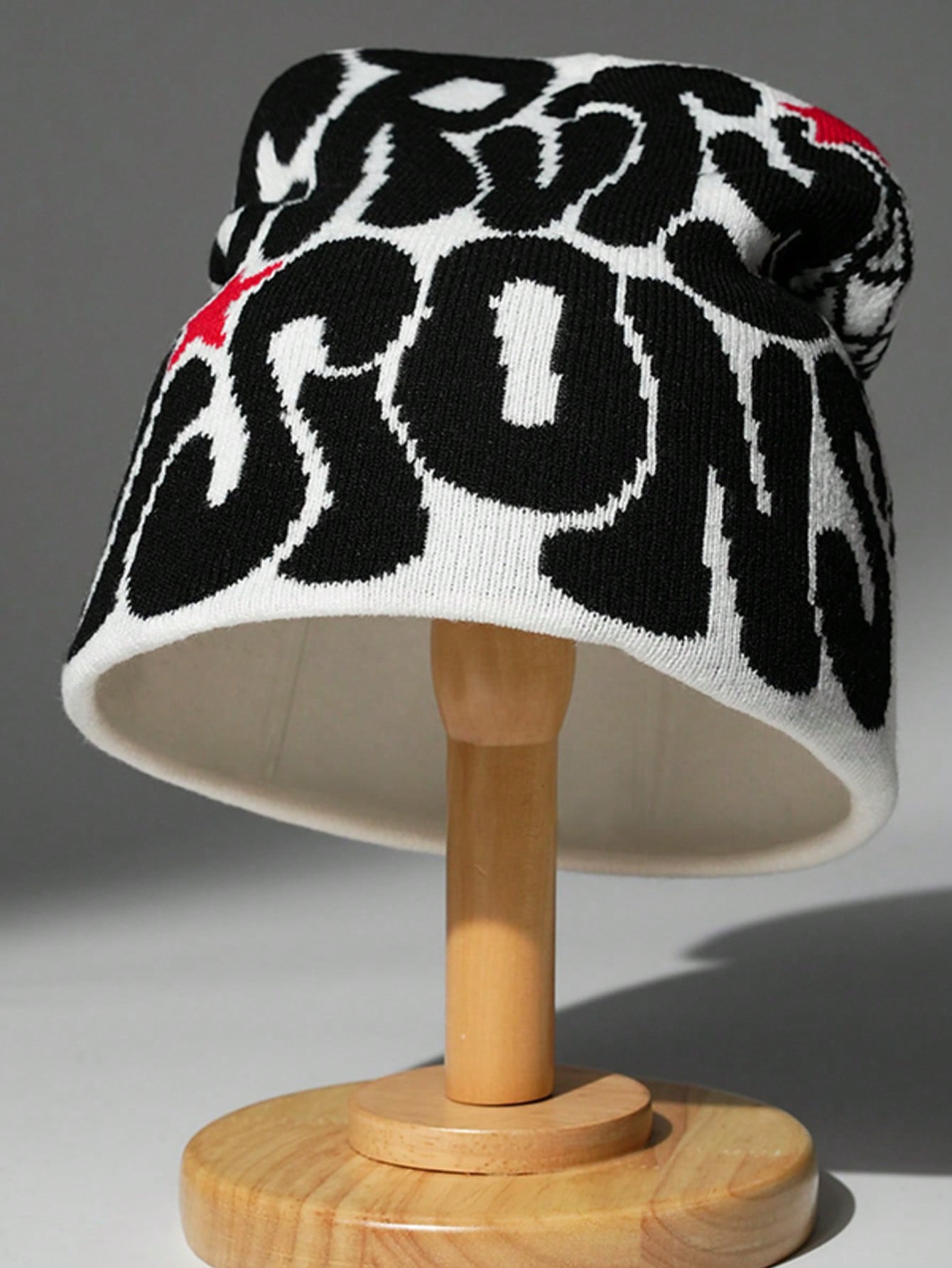 Bonnet tricoté chaud, style Y2K, casquette unisexe à design de lettre acrylique pour hommes et femmes, streetwear décontracté pour l'automne/l'hiver
