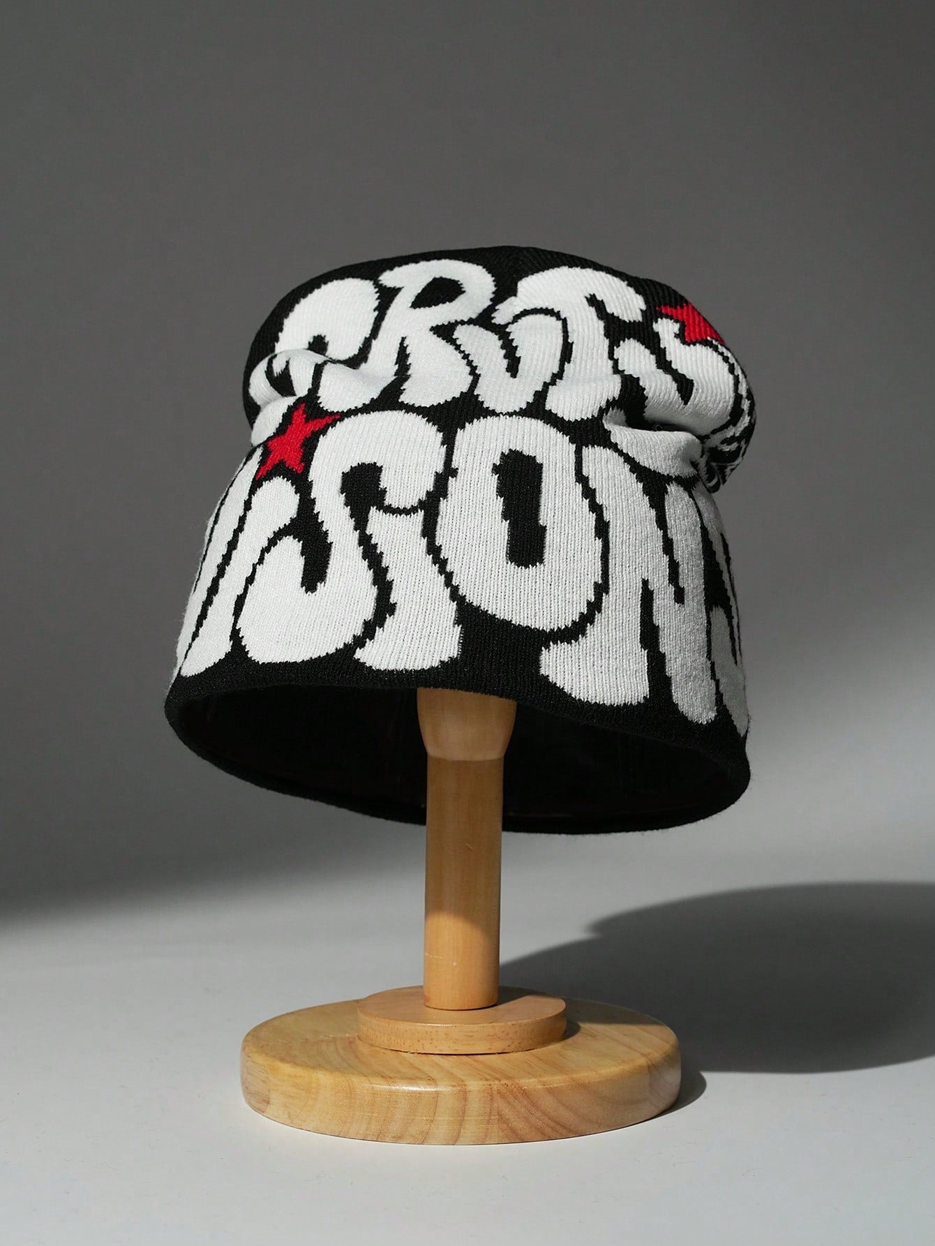 Bonnet tricoté chaud, style Y2K, casquette unisexe à design de lettre acrylique pour hommes et femmes, streetwear décontracté pour l'automne/l'hiver