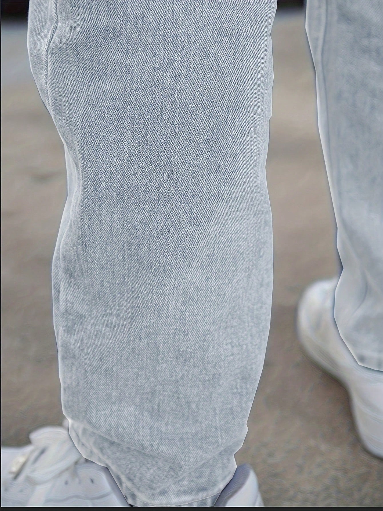 Jeans décontractés mode homme, style minimaliste Coupe globale/tout