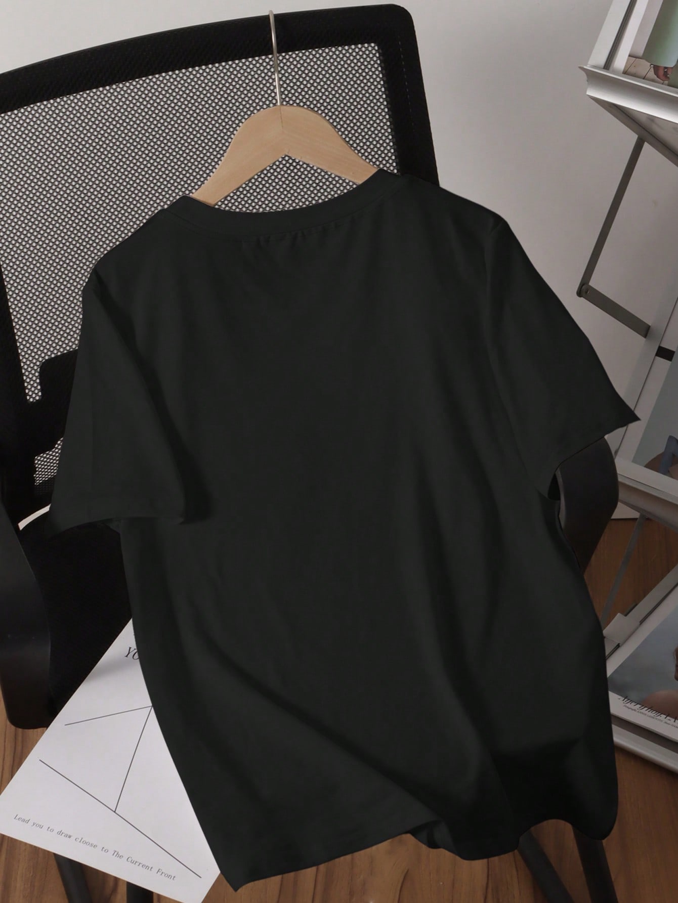 T-shirt ample à col rond et manches courtes avec imprimé lettre NY pour femmes, top d'été décontracté, design élégant et confortable, convient pour le port quotidien, t-shirt New York oversize, style vintage