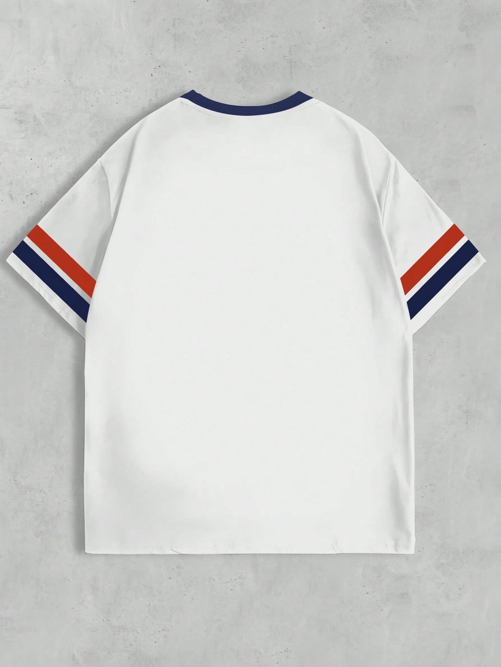 T-shirt stylé  pour femmes avec combinaison rétro de points et de lettres numériques