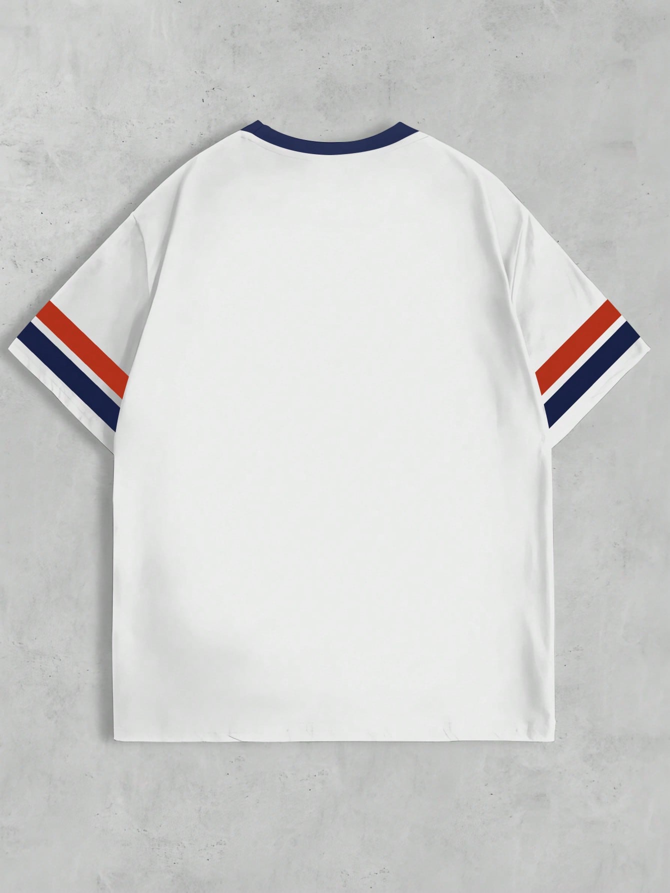 T-shirt stylé  pour femmes avec combinaison rétro de points et de lettres numériques