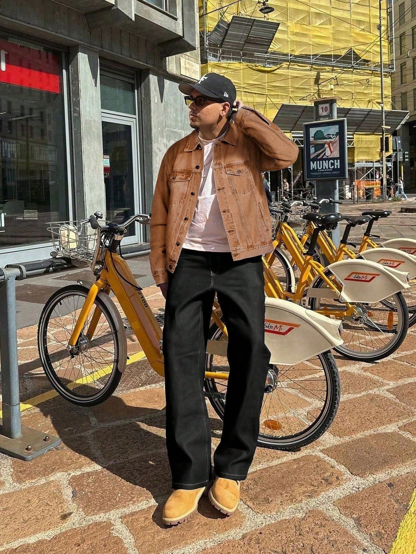 Veste en jean décontractée et pour hommes, style streetwear polyvalent et sportif pour étudiant