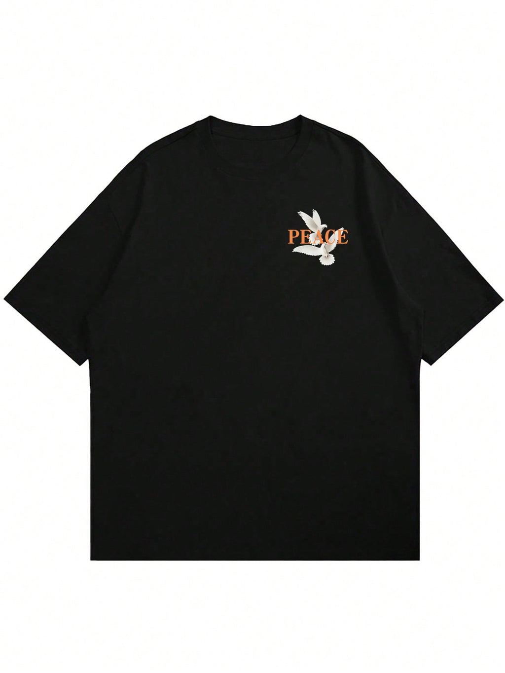 T-shirt à manches courtes pour hommes avec slogan personnalisé de pigeon