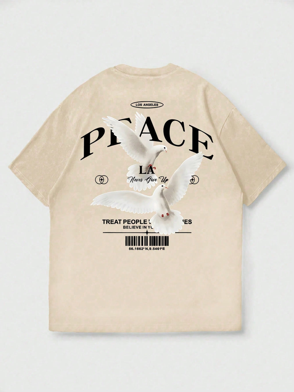 T-shirt à manches courtes pour hommes avec slogan personnalisé de pigeon