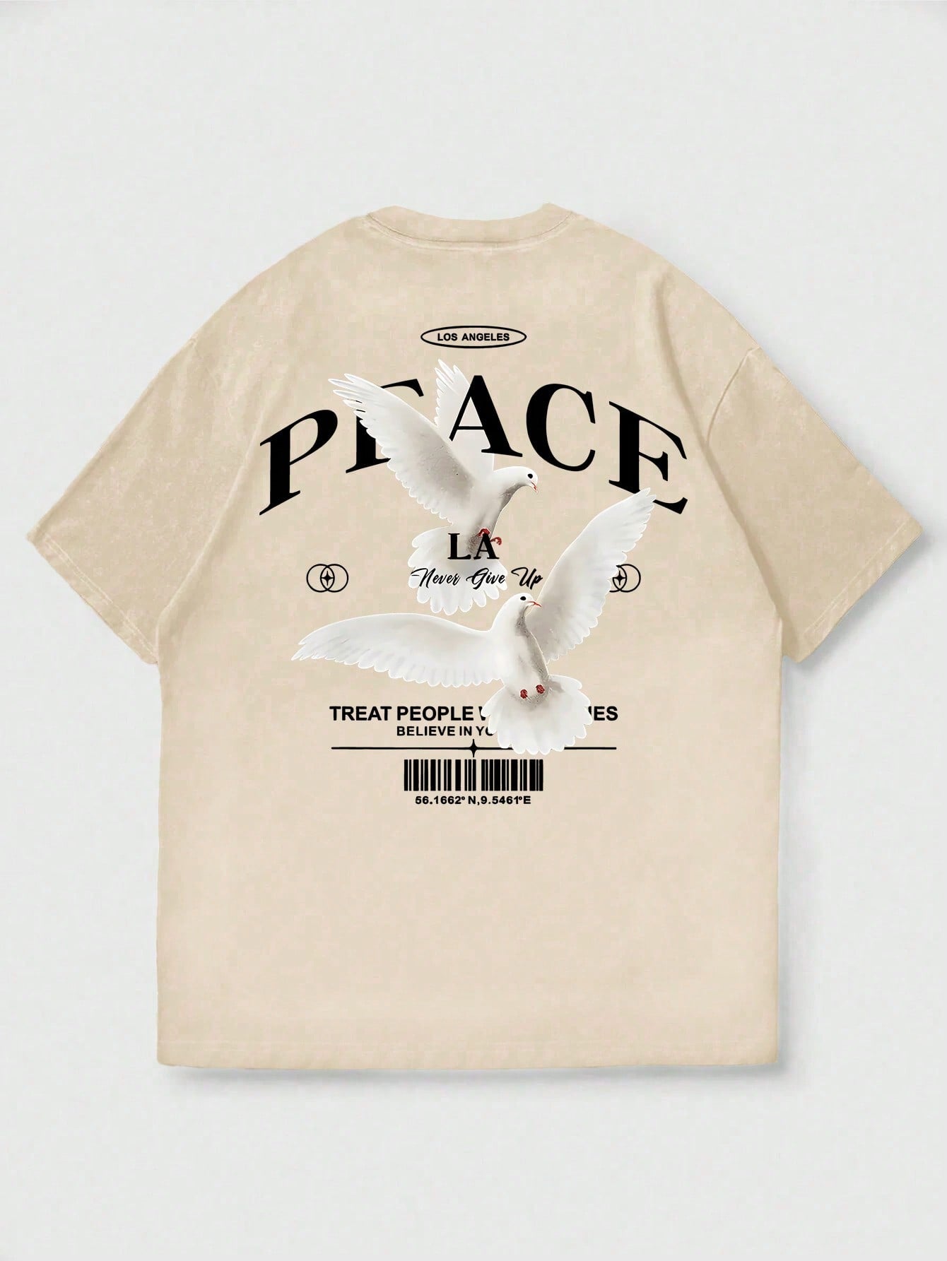 T-shirt à manches courtes pour hommes avec slogan personnalisé de pigeon