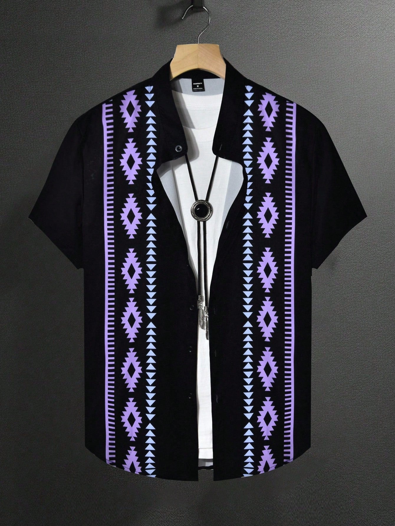 Manfinity CasualCool Chemise à manches courtes pour hommes