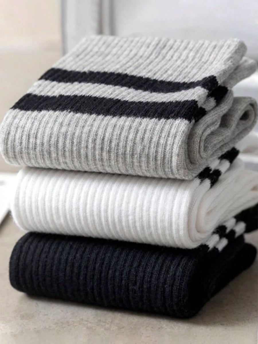 6 paires de chaussettes mi-mollet polyvalentes, respirantes, mode et décontractées pour femmes, convenant aux activités professionnelles, sportives, de course et de cyclisme