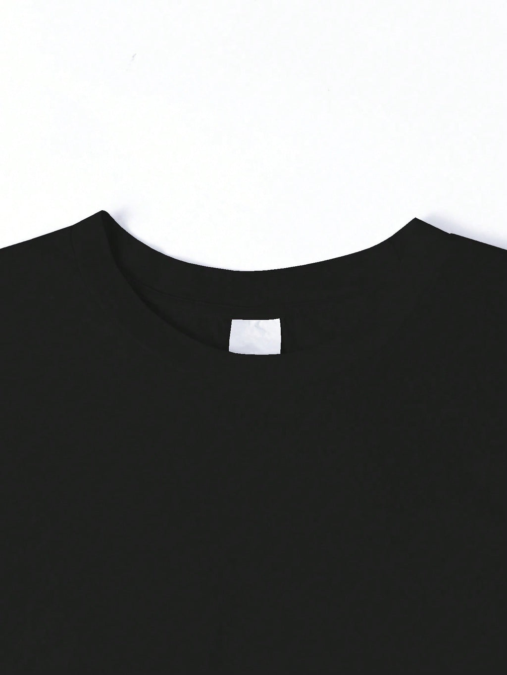 T-shirt en coton côtelé pour homme, imprimé plage rose romantique, hauts à manches courtes noirs doux pour homme