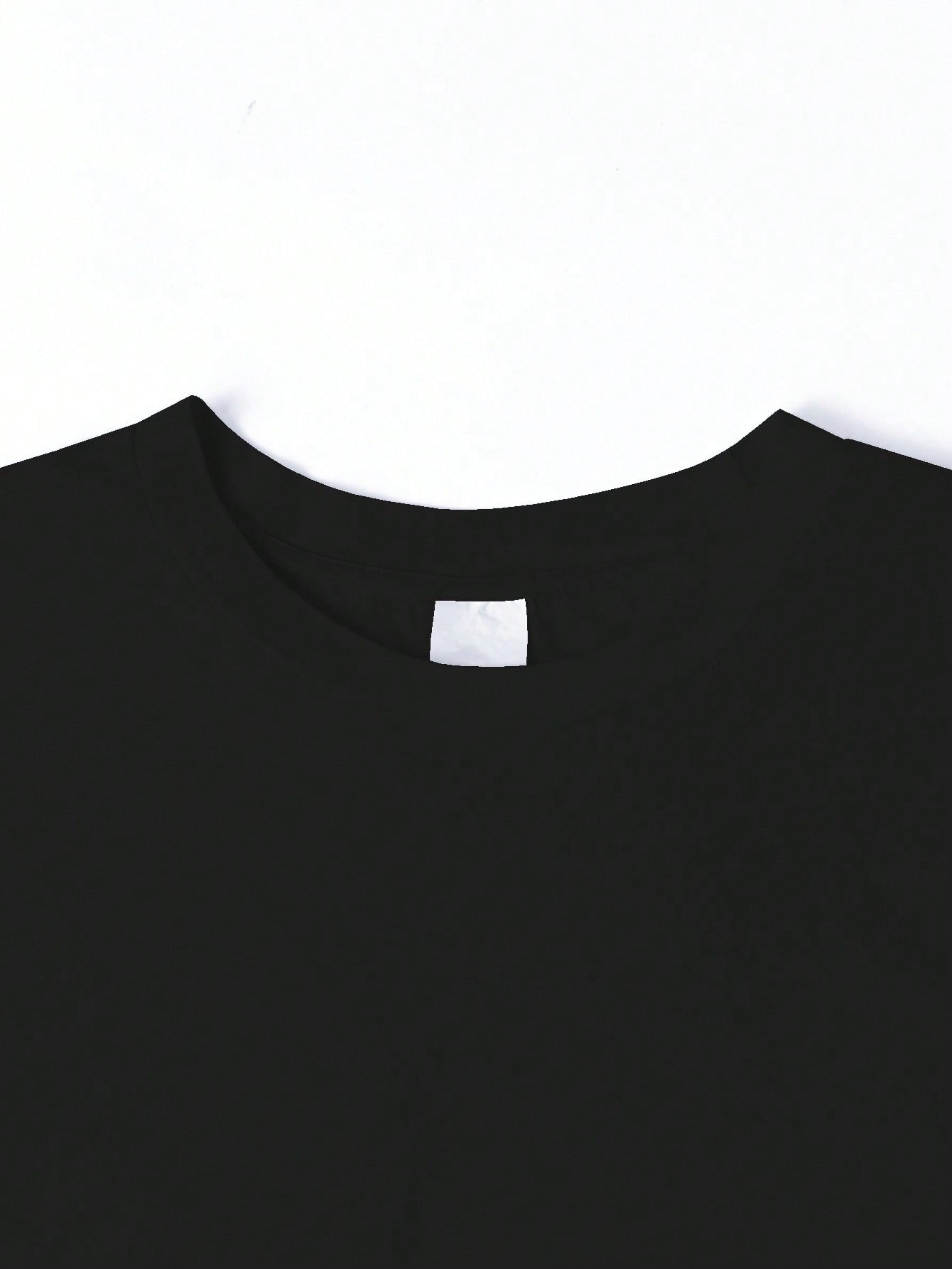 T-shirt en coton côtelé pour homme, imprimé plage rose romantique, hauts à manches courtes noirs doux pour homme