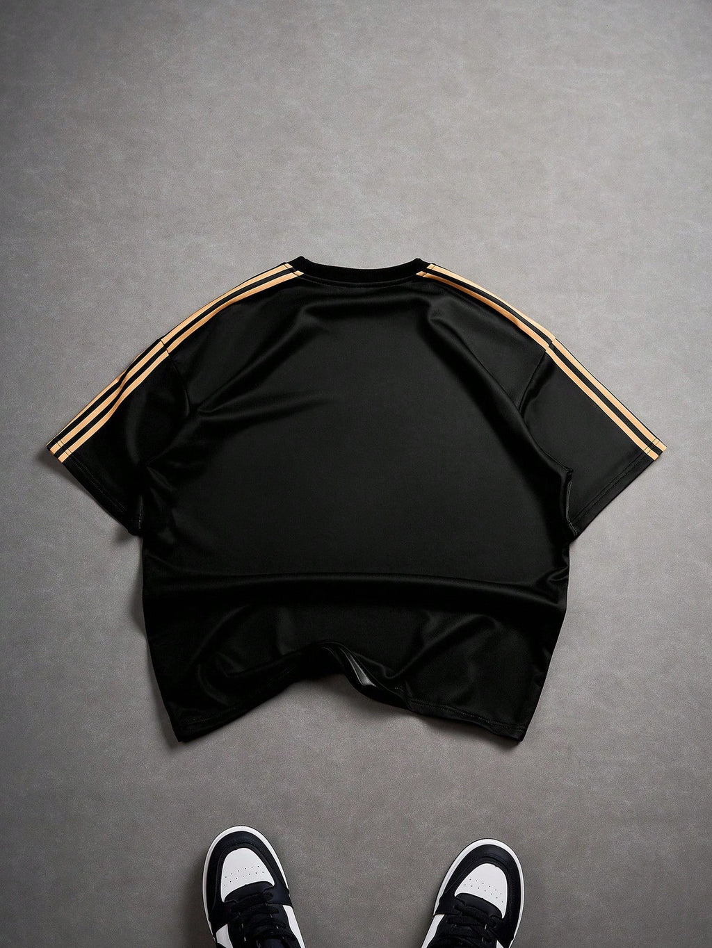 T-shirt casual en jersey à manches courtes pour homme avec imprimé de lettres