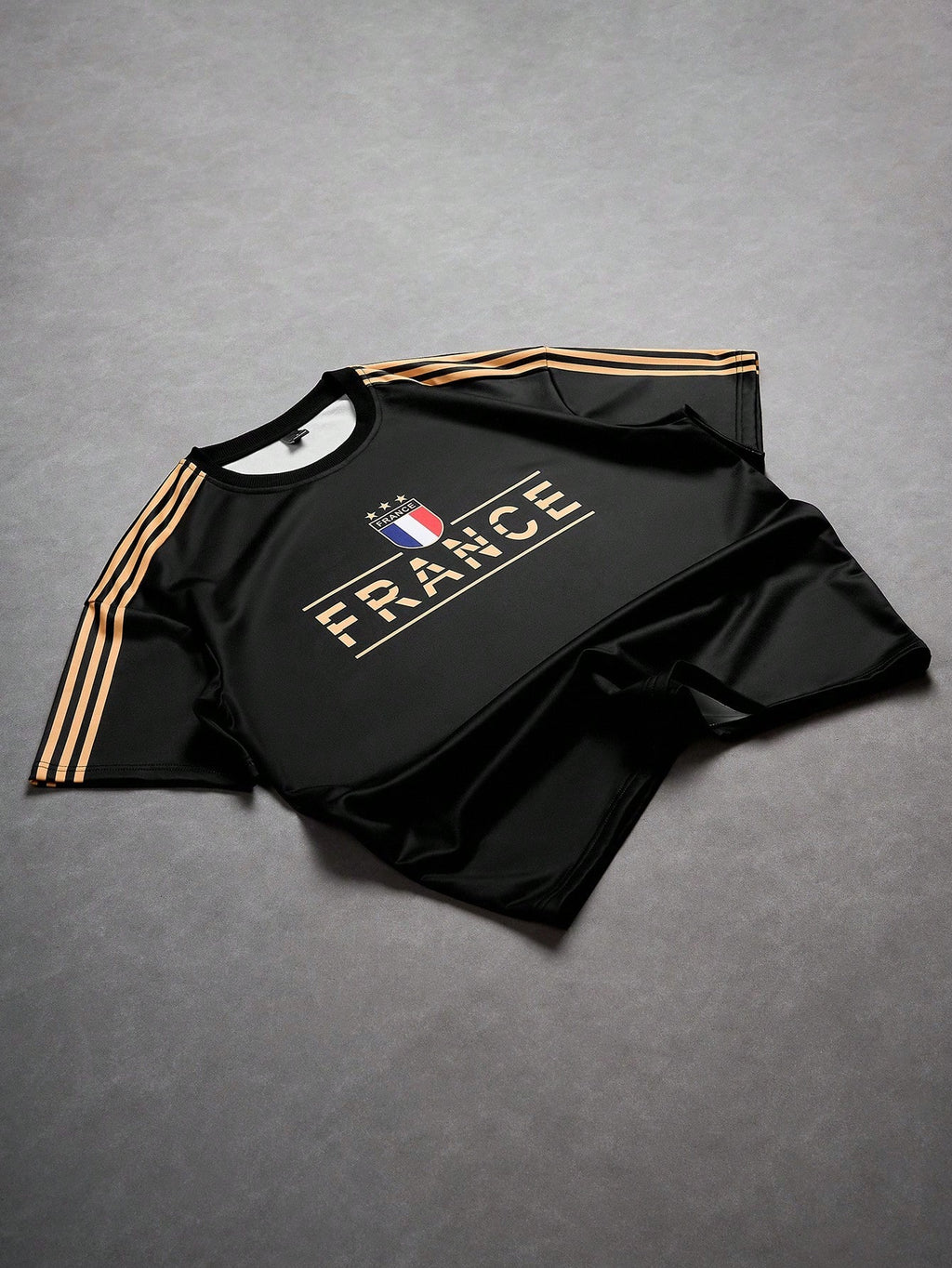 T-shirt casual en jersey à manches courtes pour homme avec imprimé de lettres