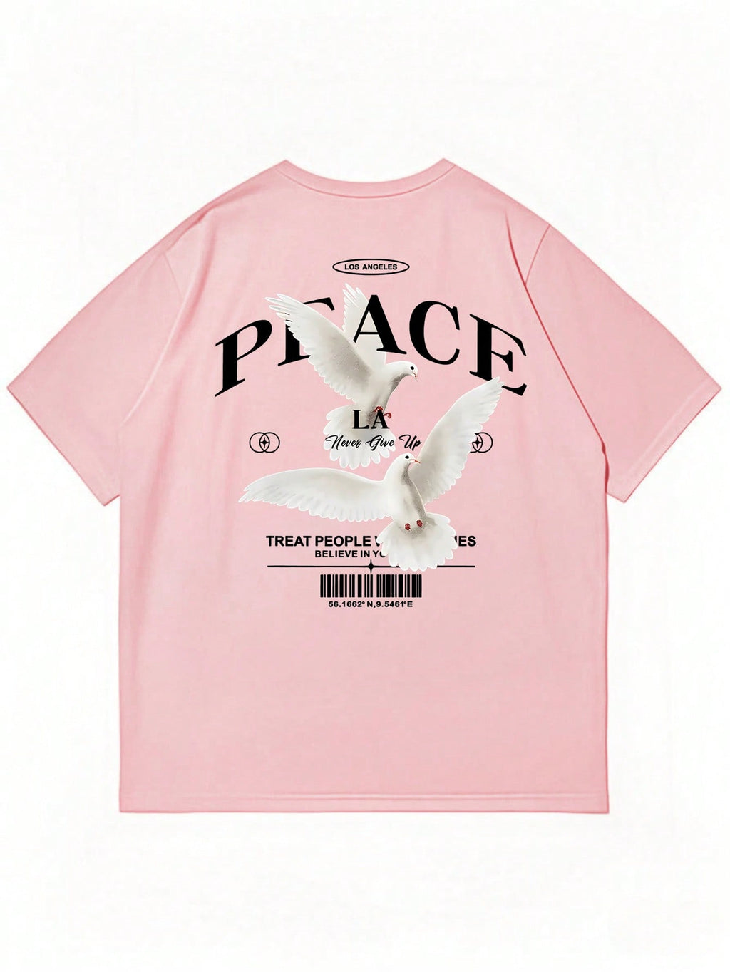 T-shirt à manches courtes pour hommes avec slogan personnalisé de pigeon