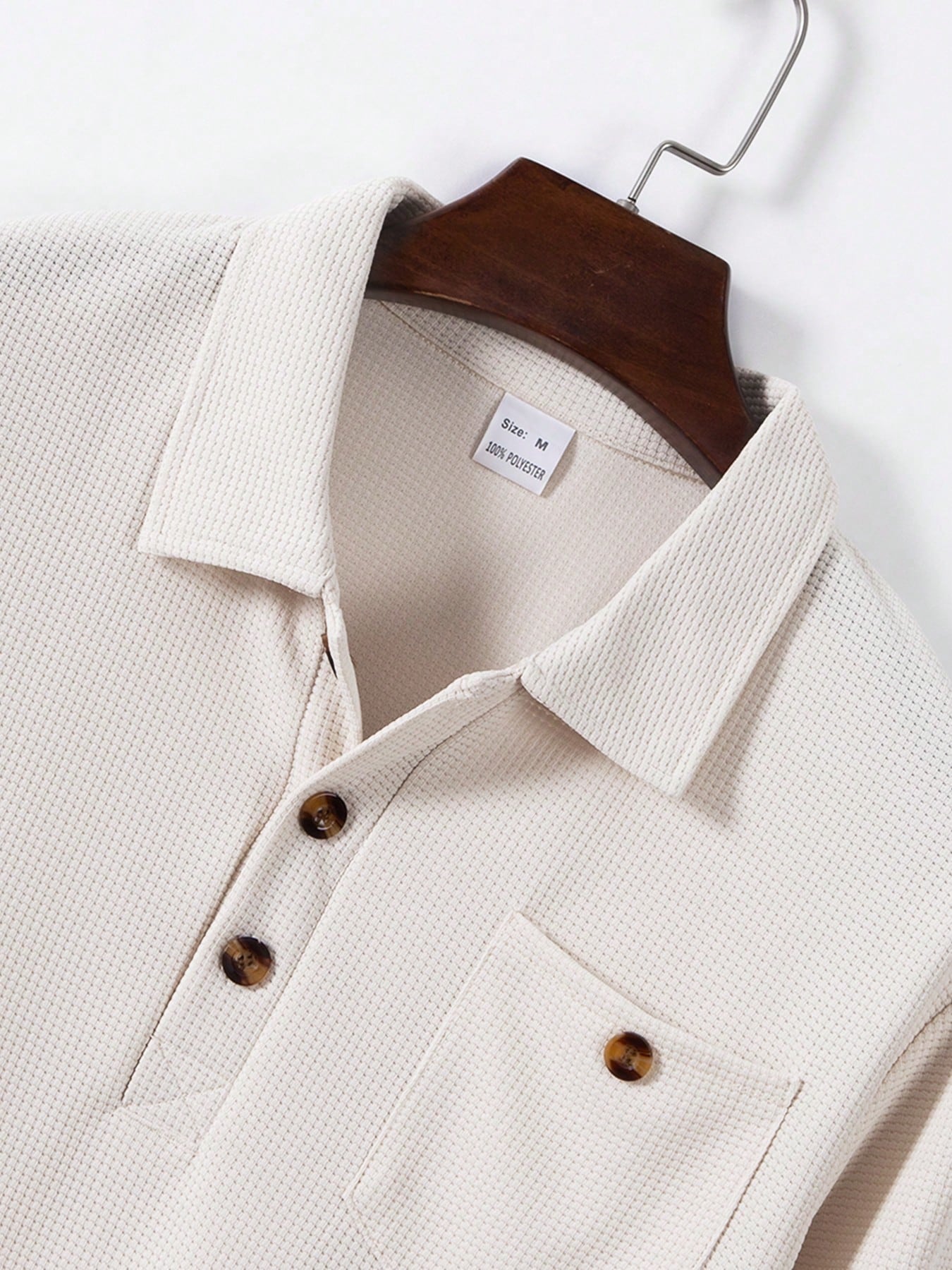 2 pièces/Ensemble Chemise polo classique à col et poche de couleur unie + Pantalon long à cordon de serrage pour hommes. Tenue décontractée et légère pour la rue et les vacances. Cadeau pour le petit ami