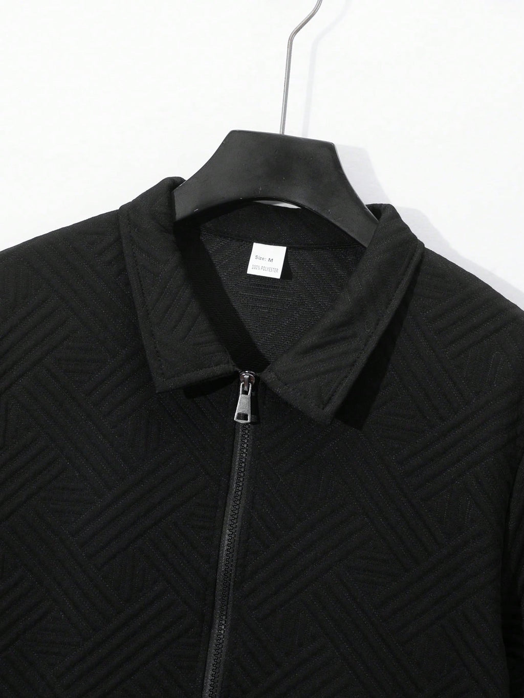 2 pièces/Set Cardigan zippé de couleur unie à col et pantalon long