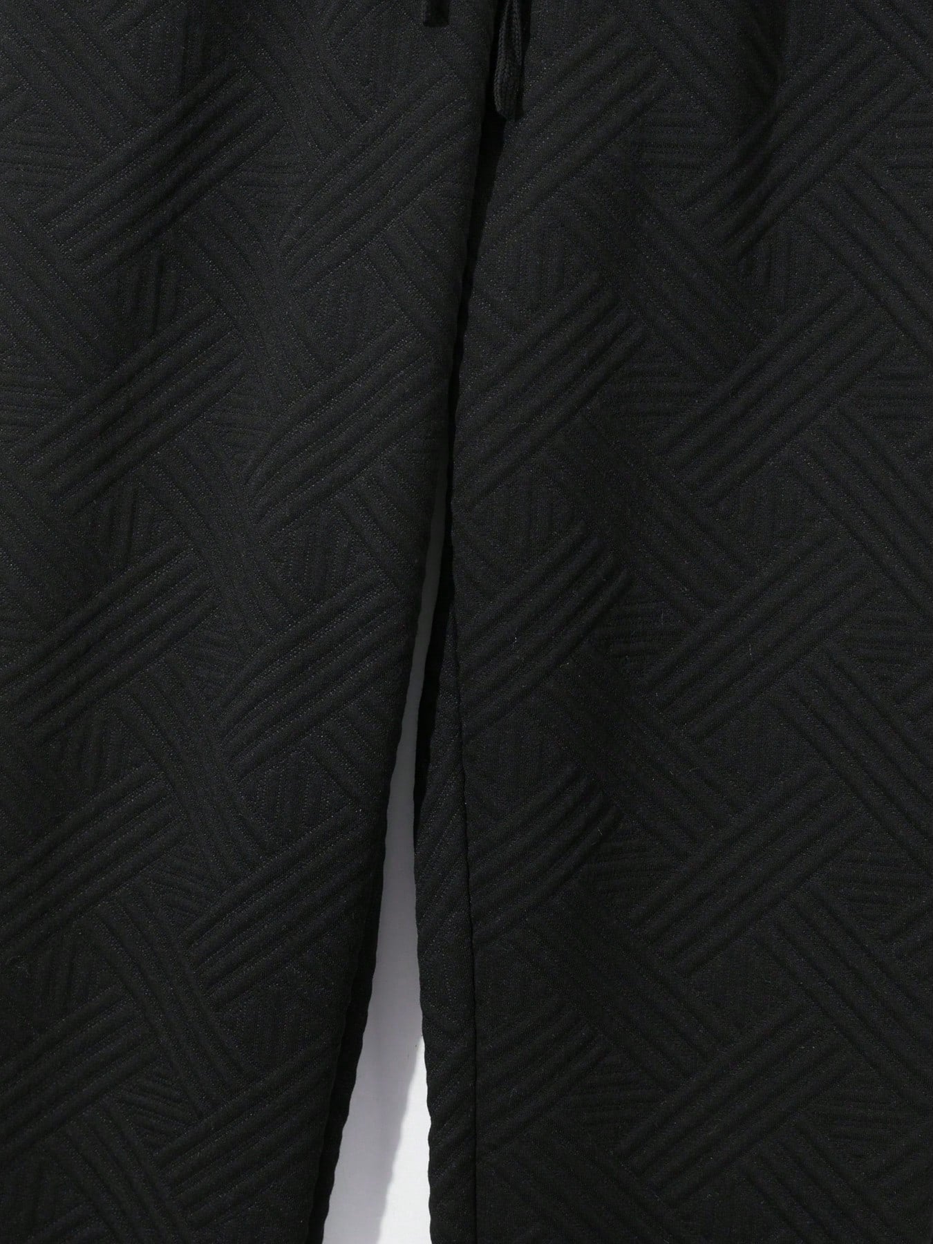 2 pièces/Set Cardigan zippé de couleur unie à col et pantalon long