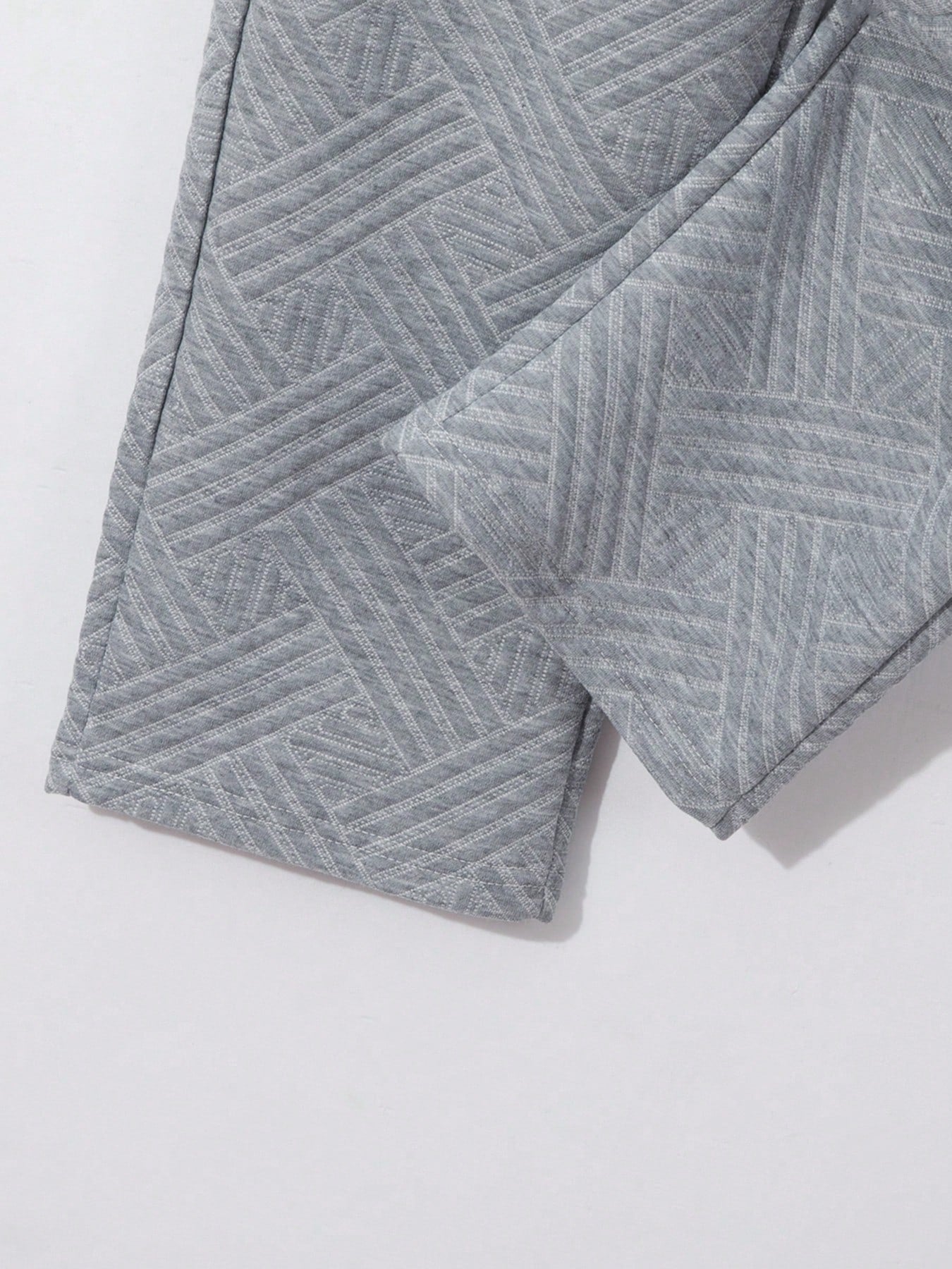2 pièces/Set Cardigan zippé de couleur unie à col et pantalon long