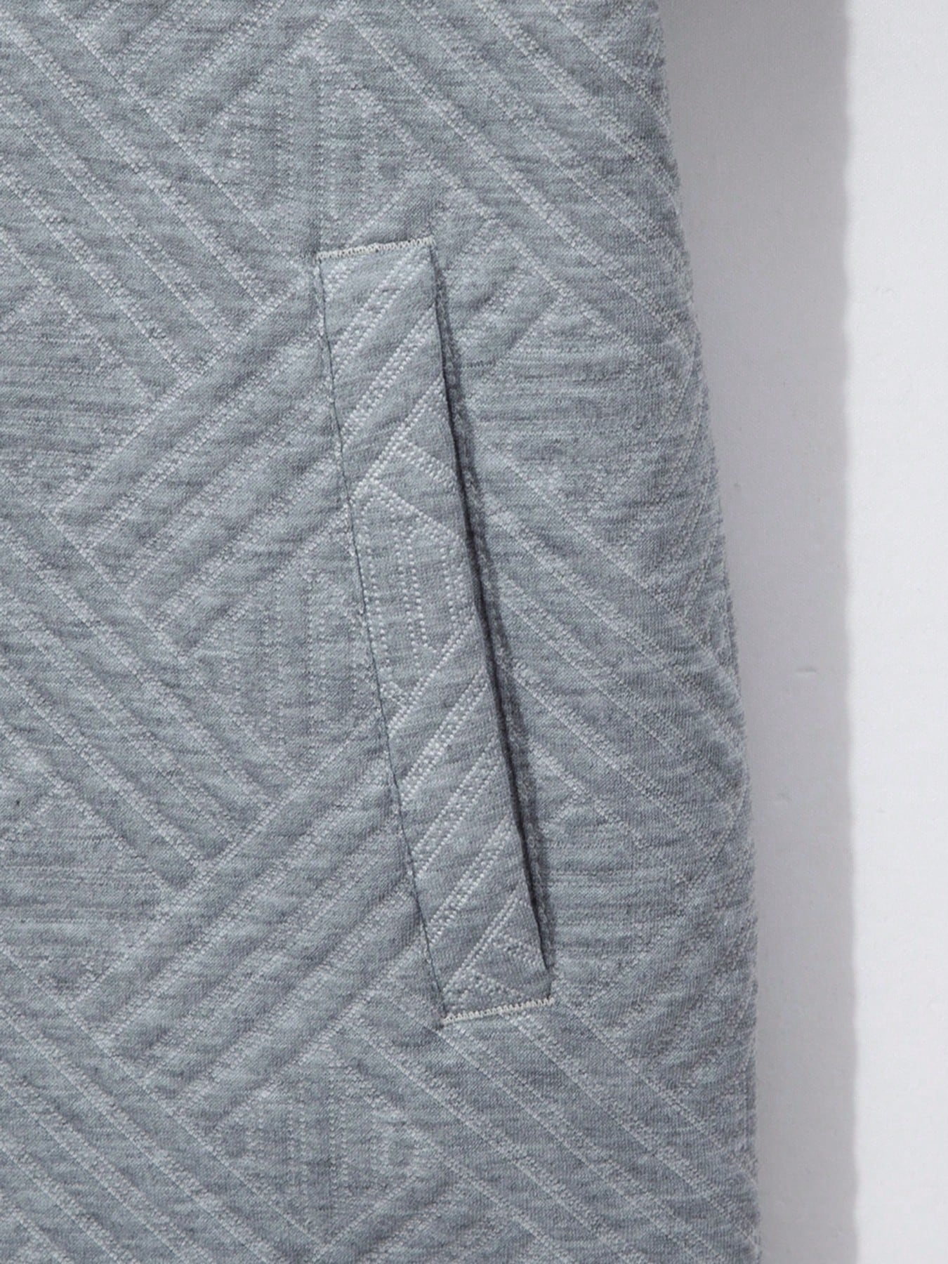2 pièces/Set Cardigan zippé de couleur unie à col et pantalon long