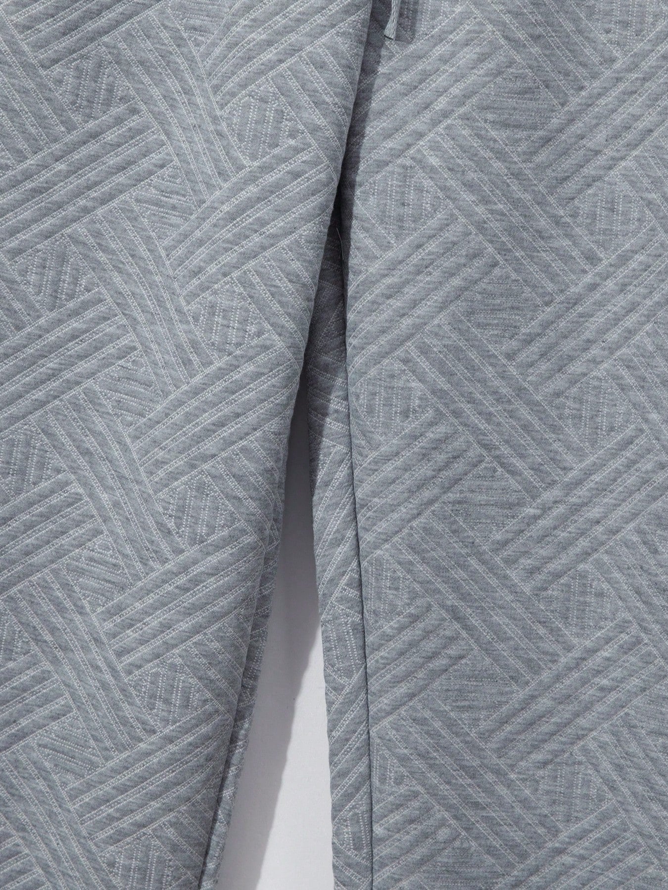 2 pièces/Set Cardigan zippé de couleur unie à col et pantalon long
