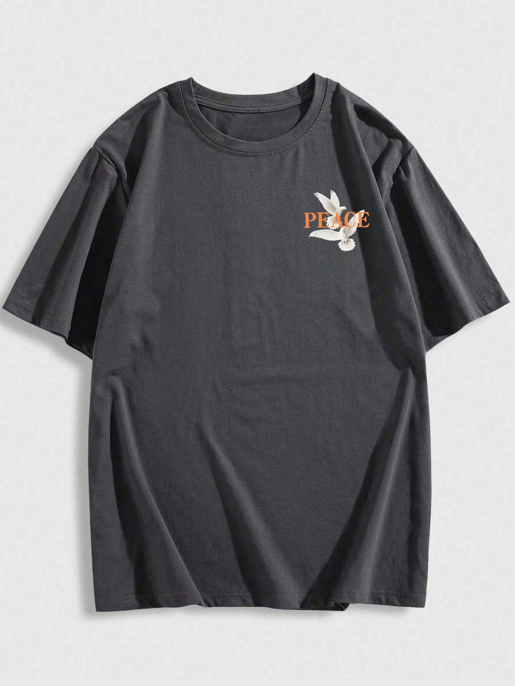 T-shirt à manches courtes pour hommes avec slogan personnalisé de pigeon