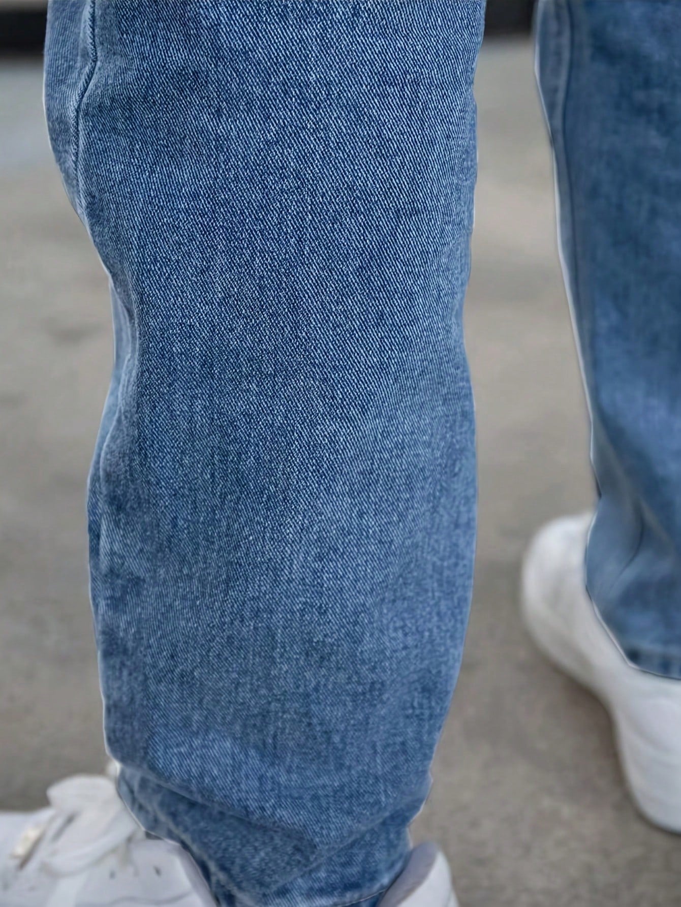 Jeans décontractés mode homme, style minimaliste Coupe globale/tout