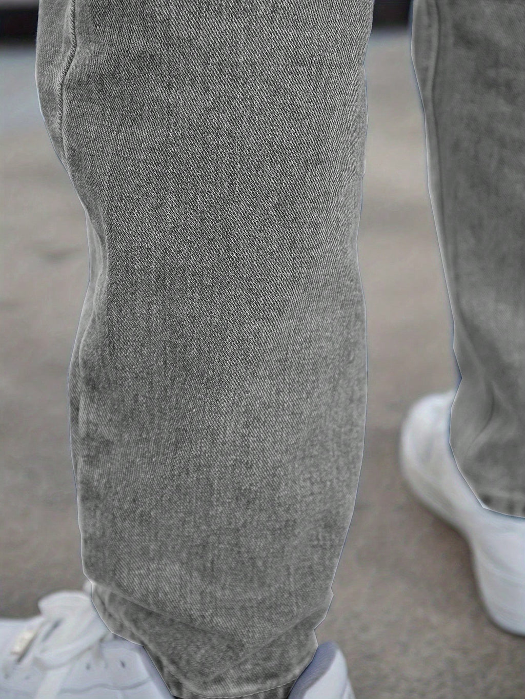 Jeans décontractés mode homme, style minimaliste Coupe globale/tout