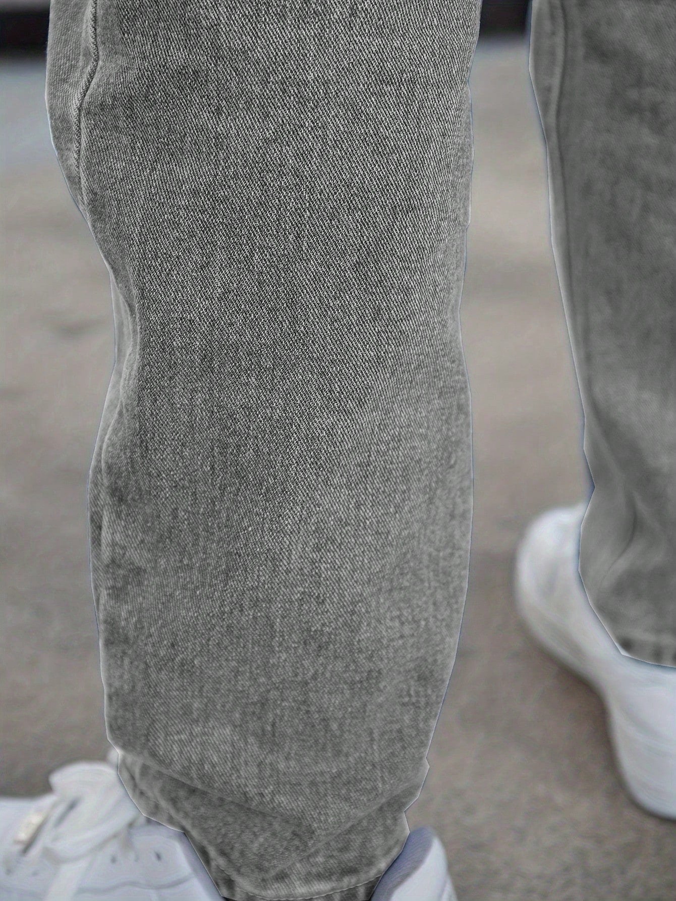 Jeans décontractés mode homme, style minimaliste Coupe globale/tout