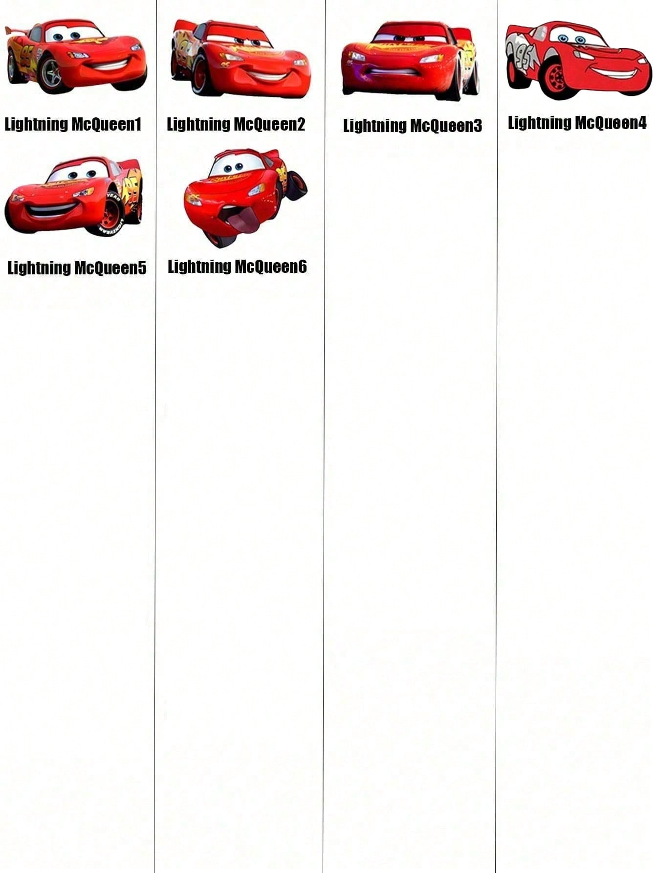 Disney 1 paire prend le design de "Cars" comme caractéristique, débordant de nostalgie et de vitalité de l'enfance. Les détails à double rayure rouge à l'ouverture des chaussettes dégagent un charme d'accessoire de mode doux et rétro.