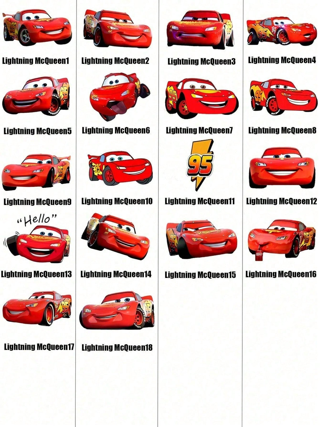 Disney 1 paire prend le design de "Cars" comme caractéristique, débordant de nostalgie et de vitalité de l'enfance. Les détails à double rayure rouge à l'ouverture des chaussettes dégagent un charme d'accessoire de mode doux et rétro.