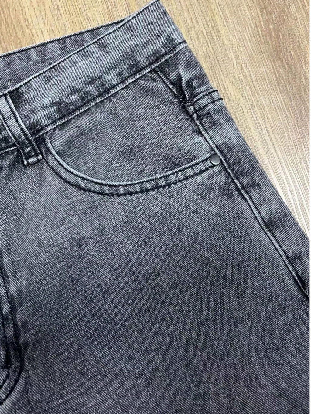 Jeans décontractés mode homme, style minimaliste Coupe globale/tout